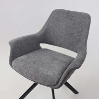 Стул поворотный OFFY-R 360 g22 GRAPHITE шенилл LUX - Graphite замша LUX/черный купить в Минске Стул поворотный OFFY-R 360 g22 GRAPHITE шенилл LUX - Graphite замша LUX/черный купить в Минске
