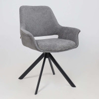 Стул поворотный OFFY-R 360 g22 GRAPHITE шенилл LUX - Graphite замша LUX/черный купить в Минске Стул поворотный OFFY-R 360 g22 GRAPHITE шенилл LUX - Graphite замша LUX/черный купить в Минске