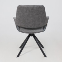 Стул поворотный OFFY-R 360 g22 GRAPHITE шенилл LUX - Graphite замша LUX/черный купить в Минске Стул поворотный OFFY-R 360 g22 GRAPHITE шенилл LUX - Graphite замша LUX/черный купить в Минске