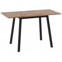 Стол раздвижной TIRK RADIAL-94 94(126)*64 дуб веллингтон/черный в Минске