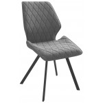Стул поворотный Rafael M b22 GREY LUX/черный