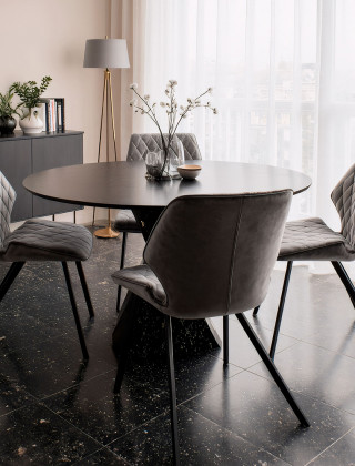 Стул поворотный Rafael M b22 GREY LUX/черный купить в Минске