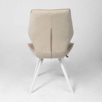 Стул поворотный Rafael M b03 CREAM LUX/белый купить в Минске