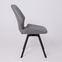 Стул поворотный Rafael M-R 360 k10 антрацит замша lux/черный купить в Минске