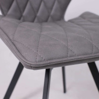 Стул поворотный Rafael M-R 360 k10 антрацит замша lux/черный купить в Минске