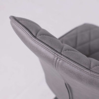 Стул поворотный Rafael M-R 360 k10 антрацит замша lux/черный купить в Минске