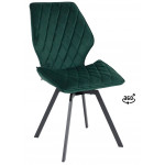 Стул поворотный Rafael M-R 360 d13 DARK GREEN LUX/черный