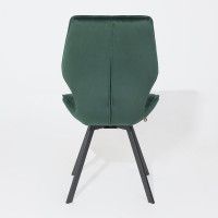 Стул поворотный Rafael M-R 360 d13 DARK GREEN LUX/черный купить в Минске