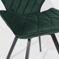 Стул поворотный Rafael M-R 360 d13 DARK GREEN LUX/черный купить в Минске