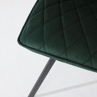 Стул поворотный Rafael M-R 360 d13 DARK GREEN LUX/черный купить в Минске