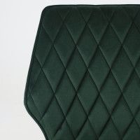 Стул поворотный Rafael M-R 360 d13 DARK GREEN LUX/черный купить в Минске