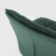 Стул поворотный Rafael M-R 360 d13 DARK GREEN LUX/черный купить в Минске