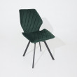 Стул поворотный Rafael M-R 360 d13 DARK GREEN LUX/черный купить в Минске