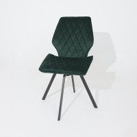 Стул поворотный Rafael M-R 360 d13 DARK GREEN LUX/черный купить в Минске