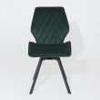 Стул поворотный Rafael M-R 360 d13 DARK GREEN LUX/черный купить в Минске