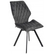 Стул поворотный Rafael M-R 360 d10 HEMATITE LUX/черный купить в Минске