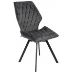 Стул поворотный Rafael M-R 360 d10 HEMATITE LUX/черный