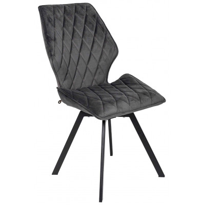 Стул поворотный Rafael M-R 360 d10 HEMATITE LUX/черный купить в Минске