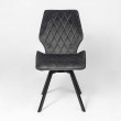 Стул поворотный Rafael M-R 360 d10 HEMATITE LUX/черный купить в Минске