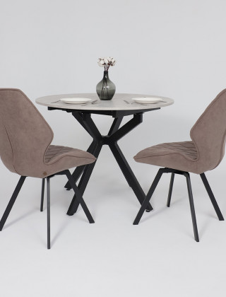 Стул поворотный Rafael M-R 360 b05 latte lux/черный купить в Минске