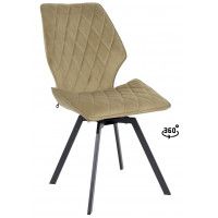 Стул поворотный Rafael M-R 360 d12 OLIVE LUX/черный