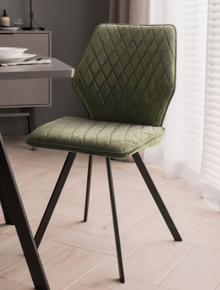Стул поворотный Rafael M-R 360 d12 OLIVE LUX/черный купить в Минске