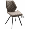 Стул поворотный Rafael-R d05 cappuccino lux/черный купить в Минске