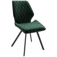 Стул поворотный Rafael-R d13 dark green lux/черный купить в Минске