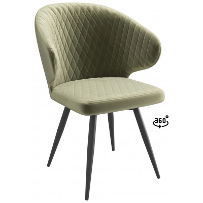 Стул поворотный Rob-R1 d12 olive lux/черный купить в Минске