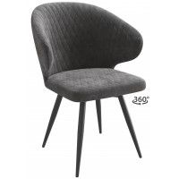 Стул поворотный Rob-R1 b28 antracite lux/черный