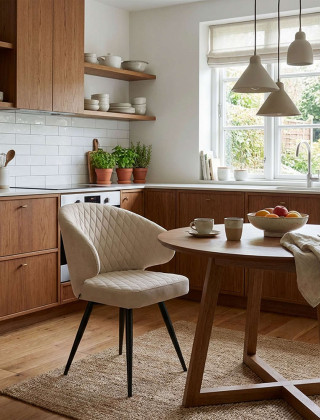 Стул поворотный Rob-R1 b03 cream lux/черный купить в Минске