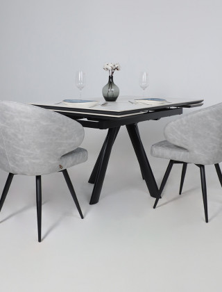 Стул поворотный Rob-R1 k08 графит замша lux/черный купить в Минске