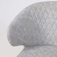 Стул поворотный Rob-R1 k08 графит замша lux/черный купить в Минске