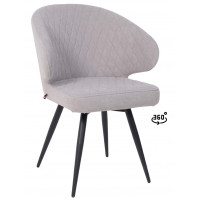 Стул поворотный Rob-R1 b22 grey lux/черный