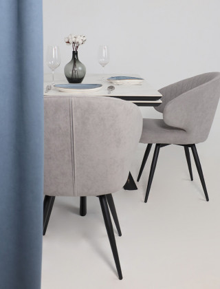 Стул поворотный Rob-R1 b22 grey lux/черный купить в Минске