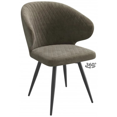 Стул поворотный Rob-R1 b05 latte lux/черный купить в Минске