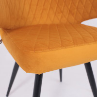 Стул поворотный Rob-R1 d16 ochre lux/черный купить в Минске