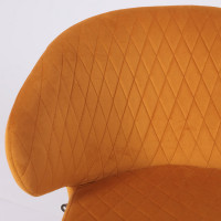 Стул поворотный Rob-R1 d16 ochre lux/черный купить в Минске