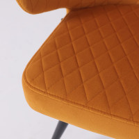 Стул поворотный Rob-R1 d16 ochre lux/черный купить в Минске