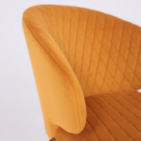 Стул поворотный Rob-R1 d16 ochre lux/черный купить в Минске