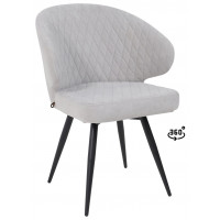 Стул поворотный Rob-R1 b20 silver lux/черный