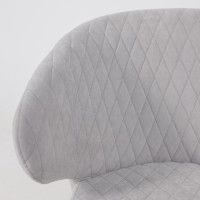 Стул поворотный Rob-R1 b20 silver lux/черный купить в Минске