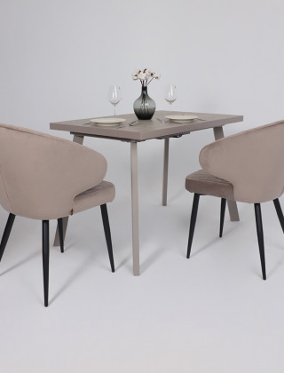 Стул ROB d05 cappuccino lux/черный купить в Минске