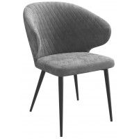 Стул ROB b22 grey lux/черный