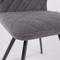 Стул ROBBY D b28 antracite lux/черный купить в Минске