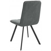 Стул поворотный Rom D-R 360 k10 антрацит замша LUX/черный купить в Минске