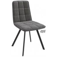 Стул поворотный Rom D-R 360 b28 antracite lux/черный