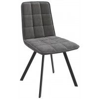 Стул Rom D b28 antracite lux/черный