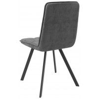 Стул Rom D b28 antracite lux/черный купить в Минске