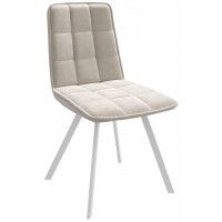 Стул Rom D b03 CREAM LUX/белый